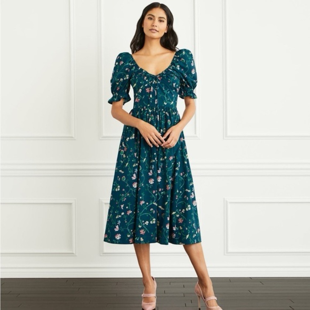 Hill House Ophelia Dress in Moody Floral
